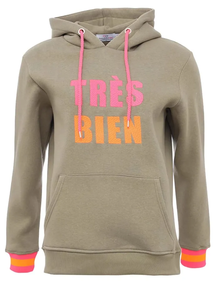 Hoodie "Keira" in Khaki