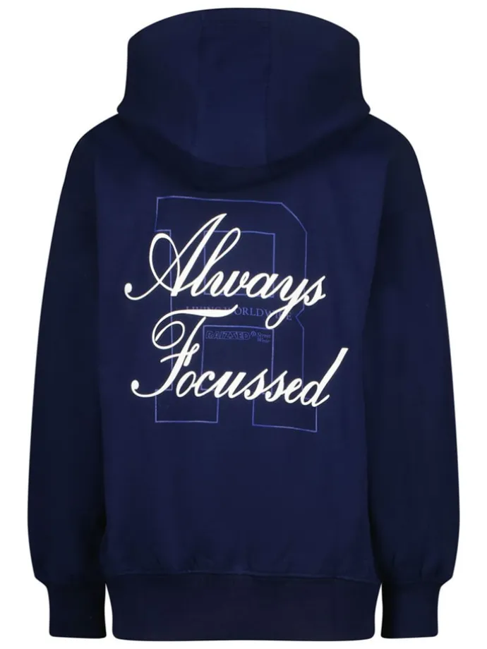 Hoodie "Nocussed" in Dunkelblau