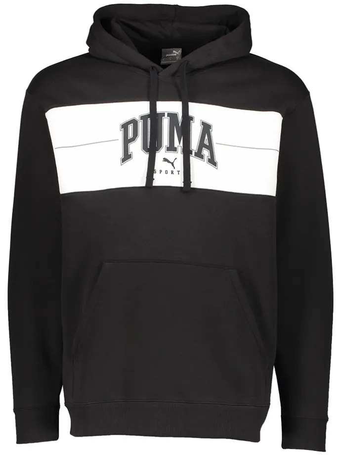 Hoodie "Squad" in Schwarz