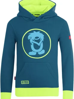 Hoodie "Troll" in Blau