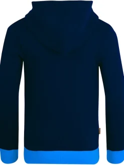 Hoodie "Troll" in Dunkelblau/ Blau