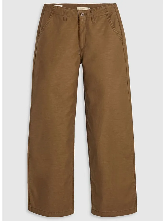 Hose - Comfort fit - in Hellbraun
