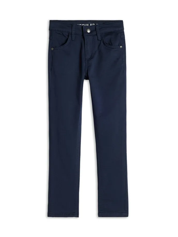 Hose - Regular Fit - in Dunkelblau
