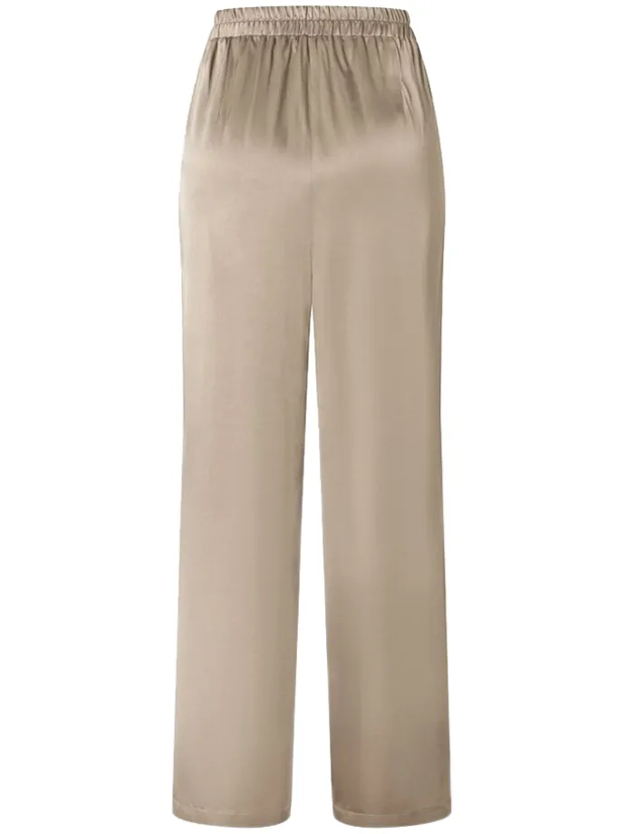 Hose in Beige/ Braun