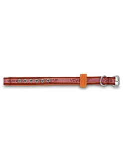 Hundehalsband in Rot/ Orange