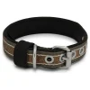 Hundehalsband in Schwarz/ Braun