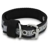 Hundehalsband in Schwarz/ Grau