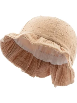 Hut "Punkte" in Beige
