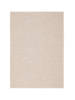 In & Outdoor Teppich Flachgewebe Ottawa Bordüre in Beige