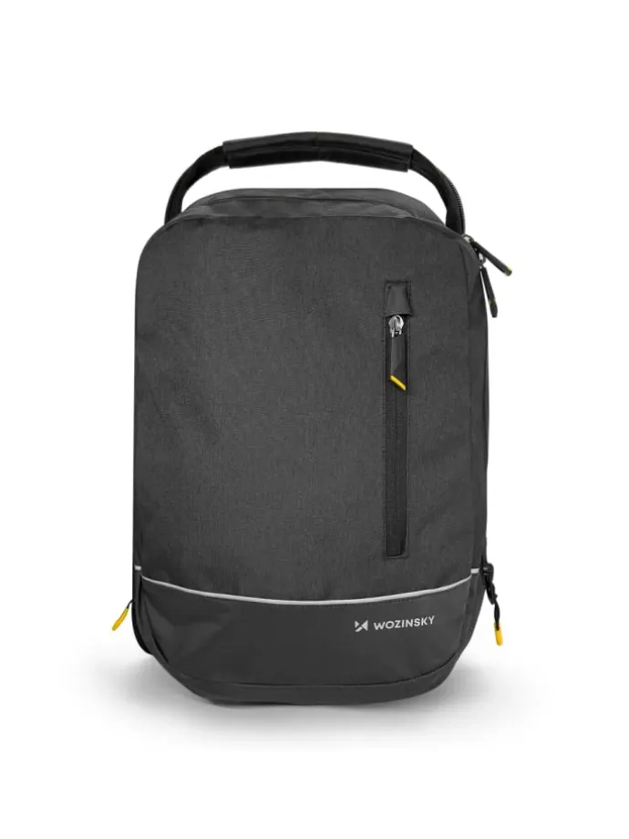 2in1 Doppel-Fahrradtasche 30L Rucksack Schwarz