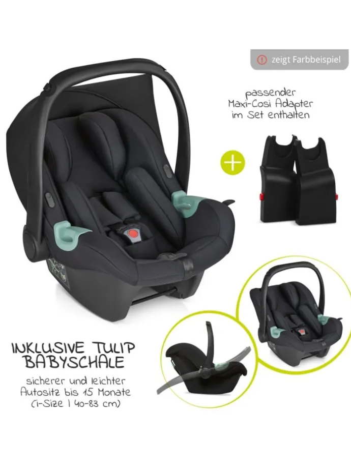 3in1 Kinderwagen-Set Salsa 4 Air Starter in gruen,schwarz