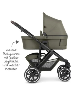 3in1 Kinderwagen-Set Salsa 4 Air Starter in gruen,schwarz