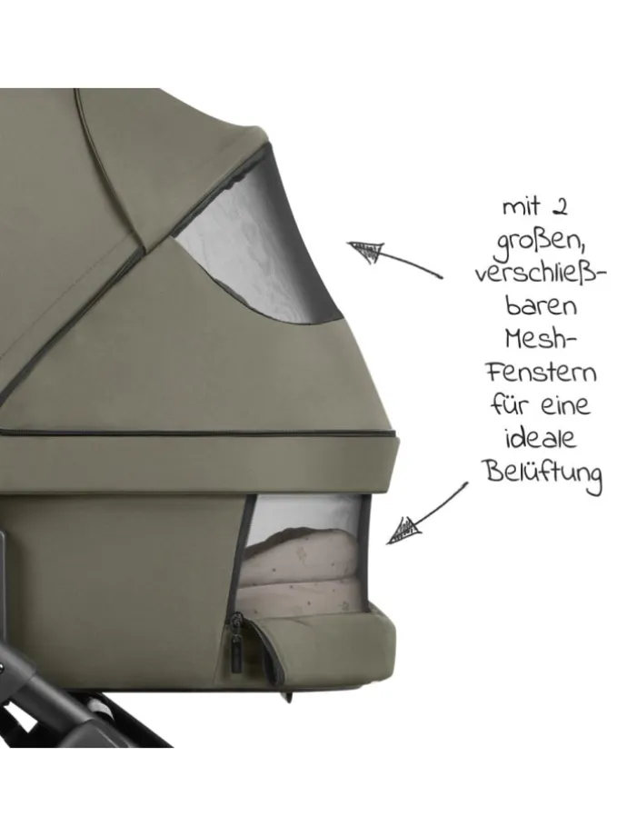 3in1 Kinderwagen-Set Salsa 4 Air Starter in gruen,schwarz