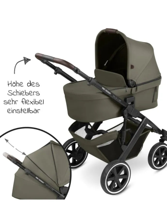 3in1 Kinderwagen-Set Salsa 4 Air Starter in gruen,schwarz