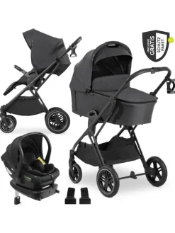 4in1 Kinderwagen-Set Vision X Trio Set - in schwarz,grau