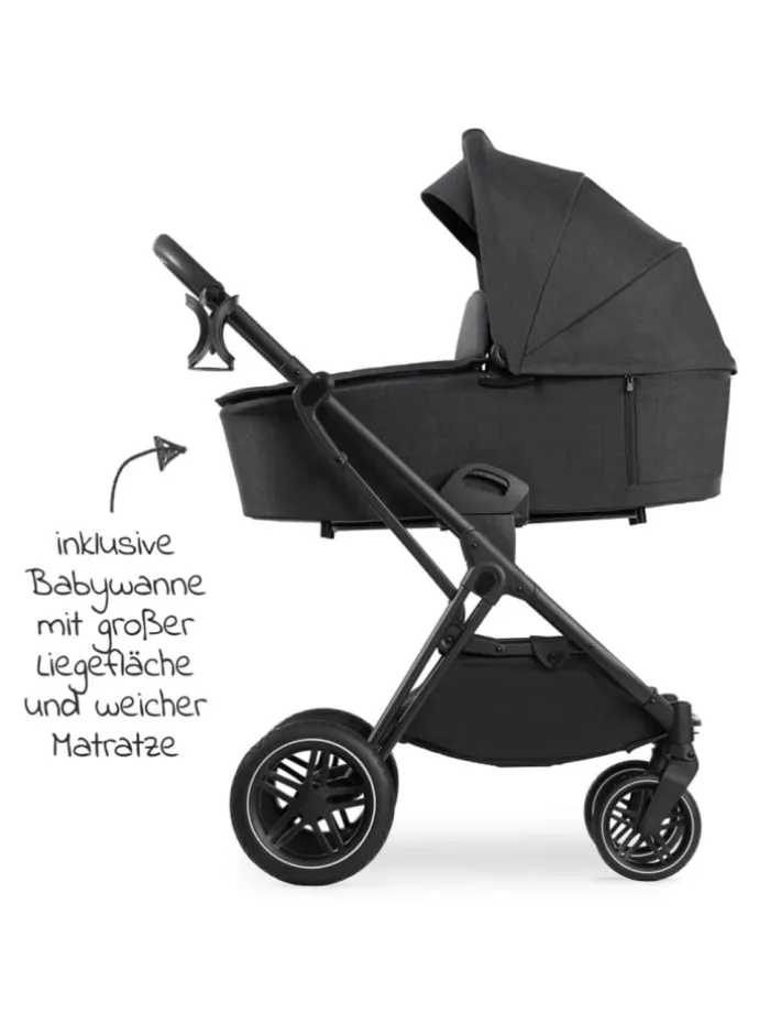 4in1 Kinderwagen-Set Vision X Trio Set - in schwarz,grau