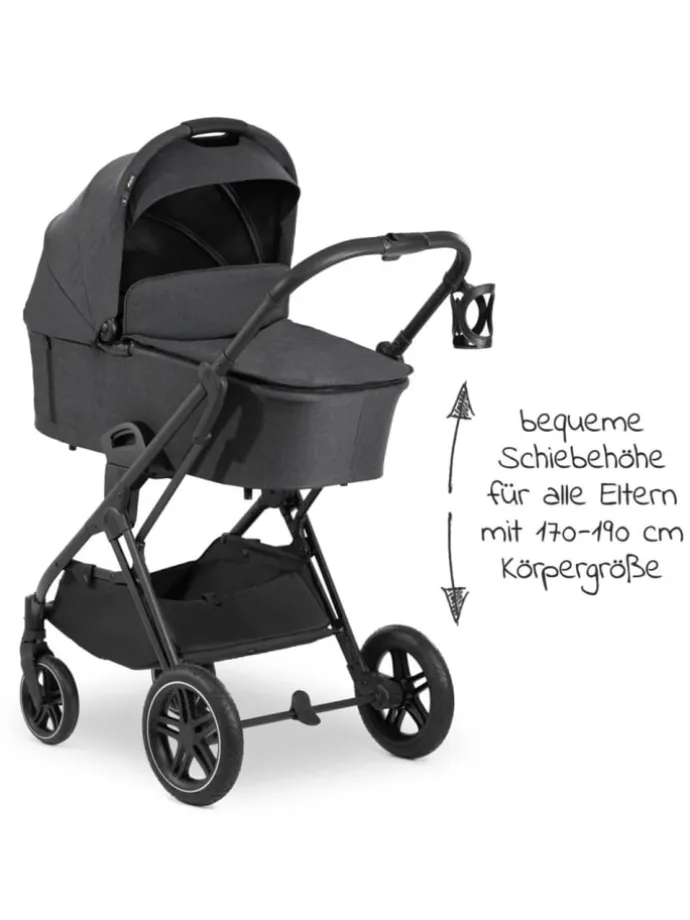 4in1 Kinderwagen-Set Vision X Trio Set - in schwarz,grau
