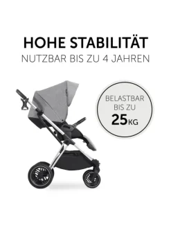 3in1 Kinderwagen-Set Vision X Trio Set Black in grau