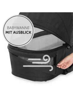 3in1 Kinderwagen-Set Vision X Trio Set Black in schwarz