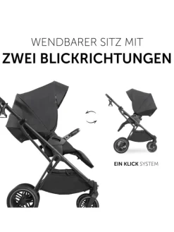 3in1 Kinderwagen-Set Vision X Trio Set Black in schwarz