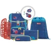 2in1 Plus Reflect Schulranzen-Set 6tlg. in rainbow colibri