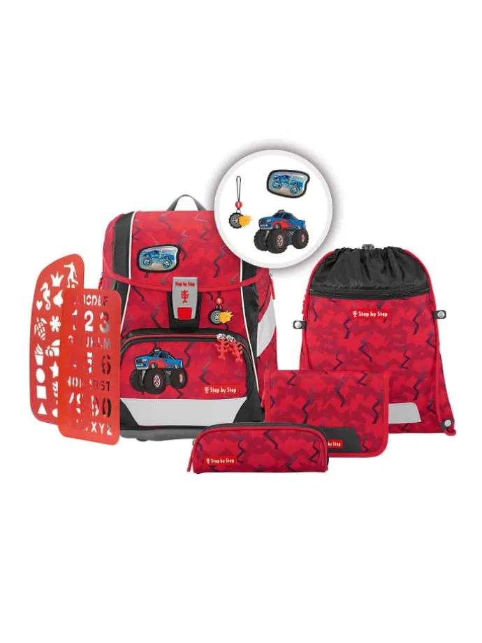 2in1 Plus Schulranzen-Set in Monster Truck Rocky
