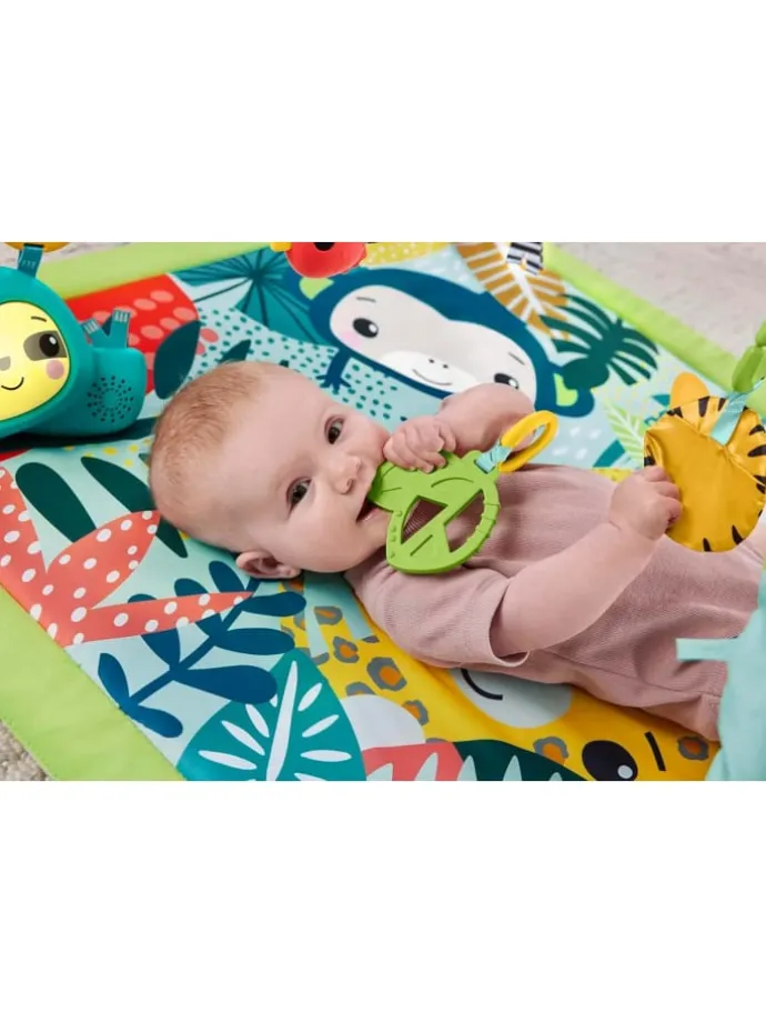 3-in-1 Rainforest Spieldecke Spielmatte Regenwalddesign