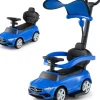 3-in-1 Rutschfahrzeug mit Schiebegriff in Blau