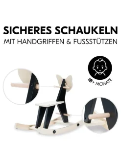 2in1 Schaukeltier Rock N Swing (umbaubar in schwarz,beige