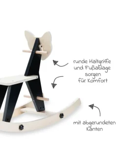 2in1 Schaukeltier Rock N Swing (umbaubar in schwarz,beige