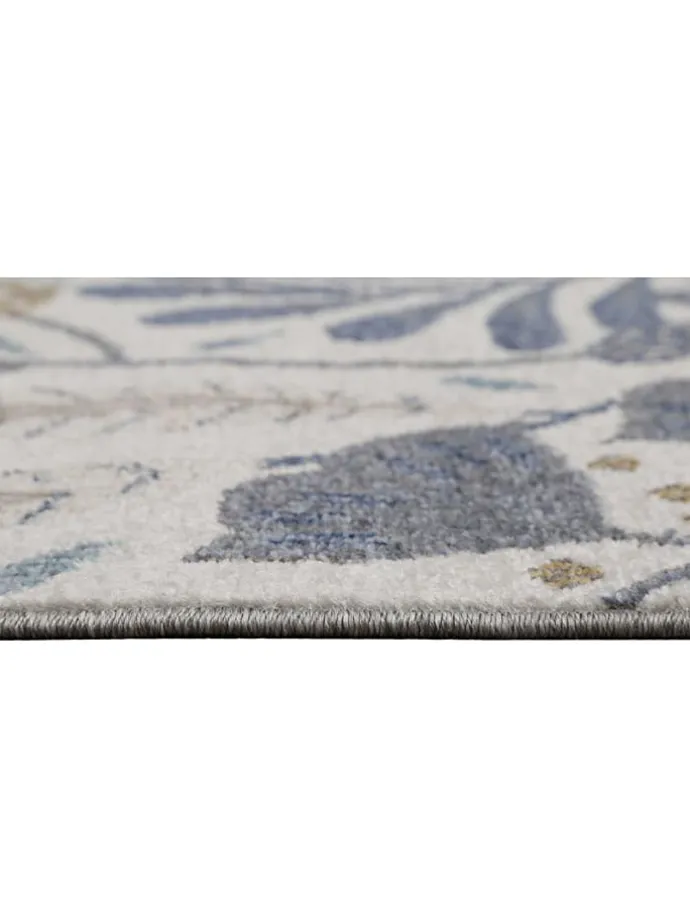 Indoor-/ Outdoor-Läufer in Beige/ Blau