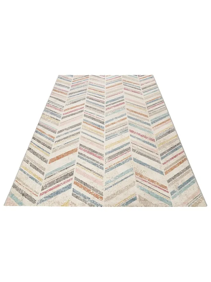 Indoor-/ Outdoor-Teppich "Cabana" in Creme/ Bunt