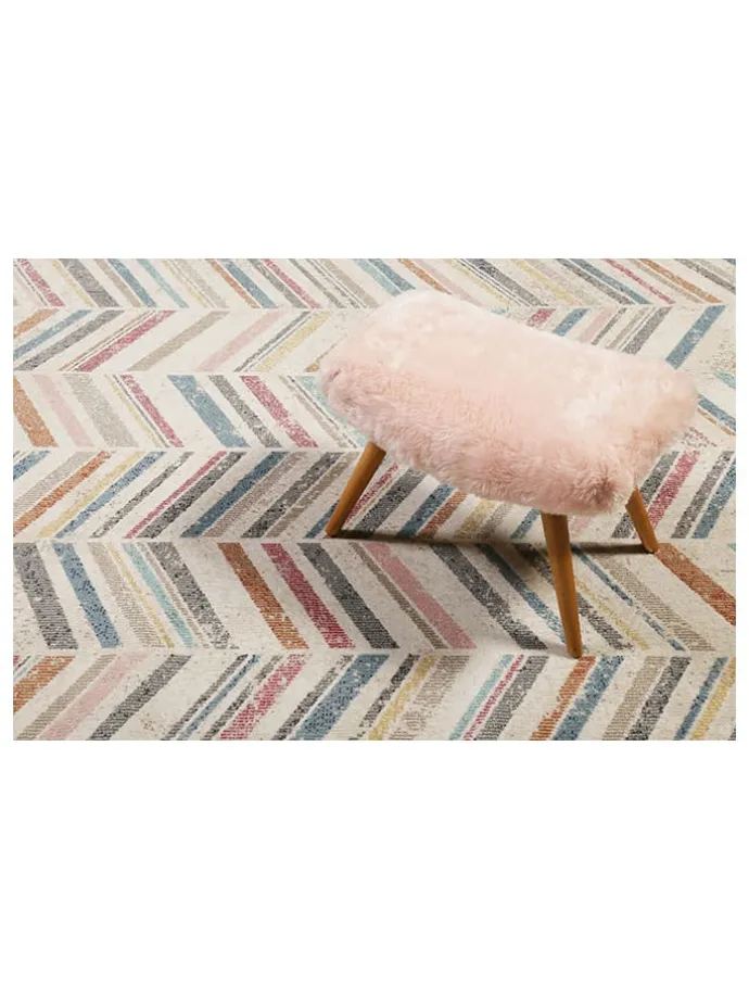 Indoor-/ Outdoor-Teppich "Cabana" in Creme/ Bunt