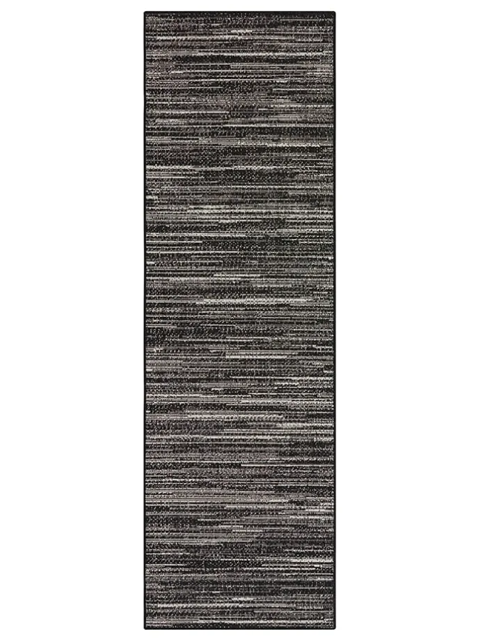 Indoor-/ Outdoor-Teppich "Gemini" in Schwarz