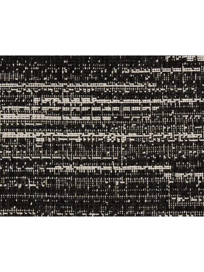 Indoor-/ Outdoor-Teppich "Gemini" in Schwarz