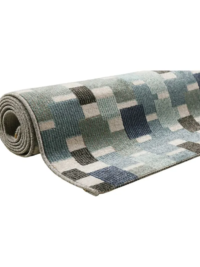 Indoor-/ Outdoor-Teppich "Pacific" in Blau