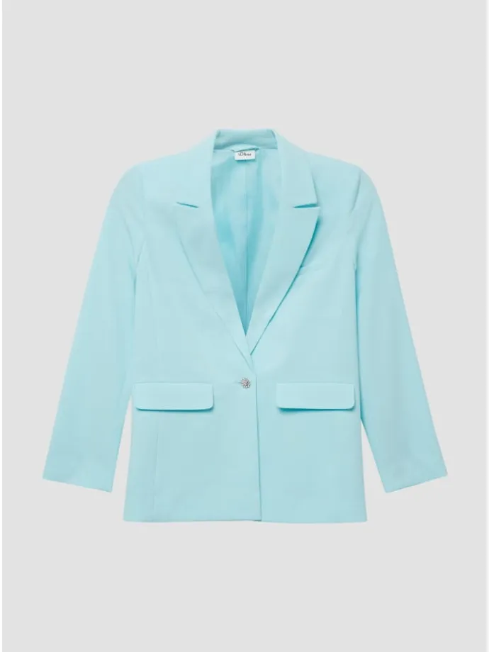 Indoor-Blazer in 6491_türkis