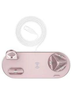 Induktions-Docking-Station in Rosa
