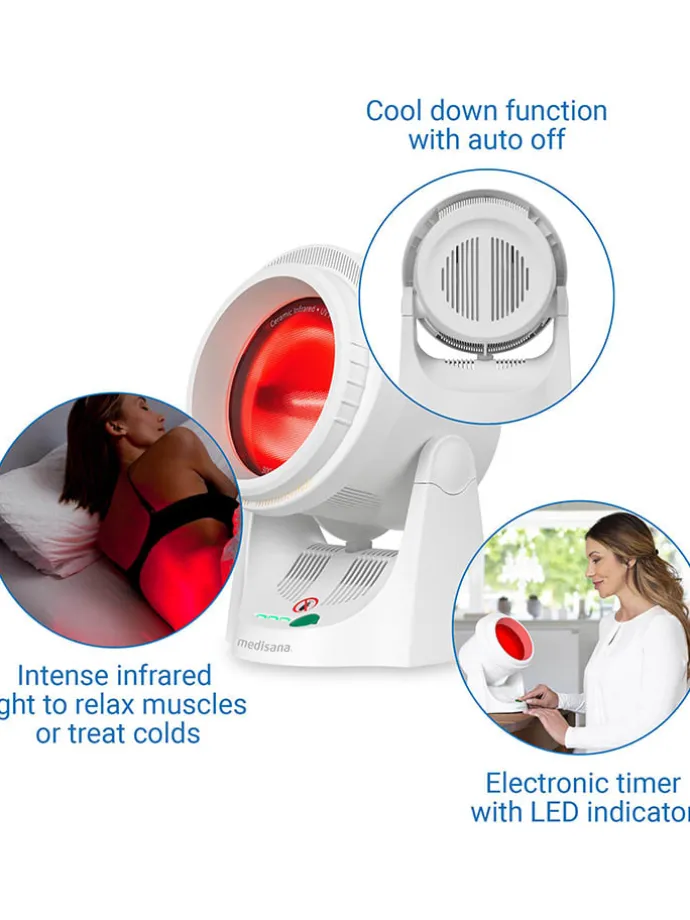 Infrarot- Lampe "IR 850" in Weiß