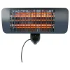 Infrarot-Heizstrahler in Schwarz - (B)50 x (H)19,5 cm