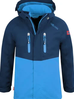 3in1-Funktionsjacke "Bryggen" in Dunkelblau/ Blau