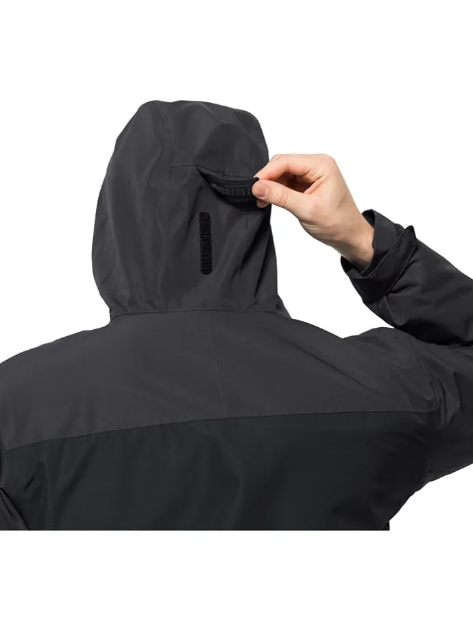 3in1-Funktionsjacke "Taubenberg" in Schwarz