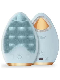 4-in-1-Gesichtsbürste "Silk'n Bright Lux" in Blau