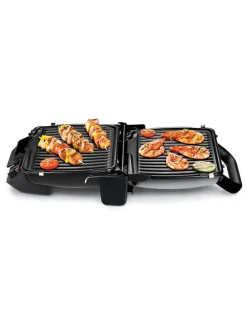 3in1-Kontaktgrill in Silber/ Schwarz