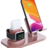 3in1-Ladestation in Rosa