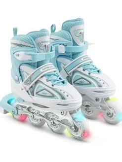 Inline Skates " Super Blades X-Pro " in weiß/mint