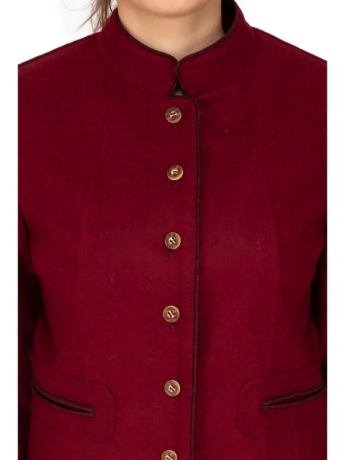 Jacke 452002-3983 in mittelrot