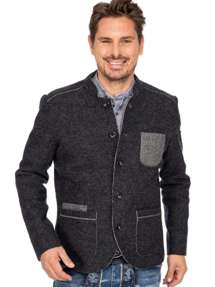 Jacke ANSELM in dunkelgrau