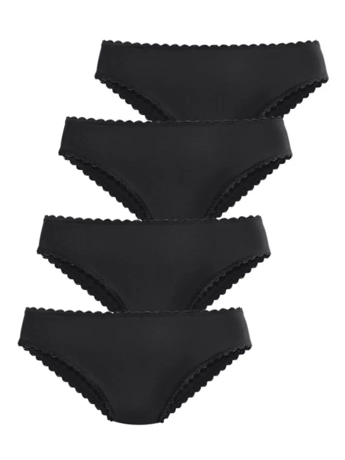 Jazz-Pants Slips in schwarz