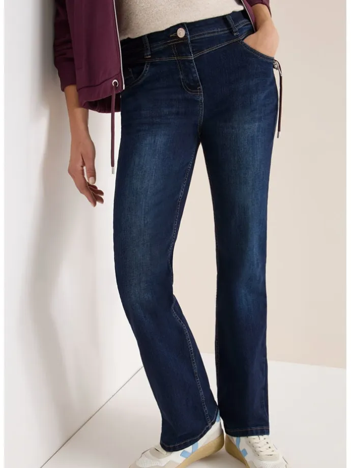Jeans - Bootcut fit - in Dunkelblau